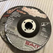 Lot Of 2: Sait 22599 4x1/4x5/8 Z-TECH Z24R Zirconium Grinding Wheels  Abrasives