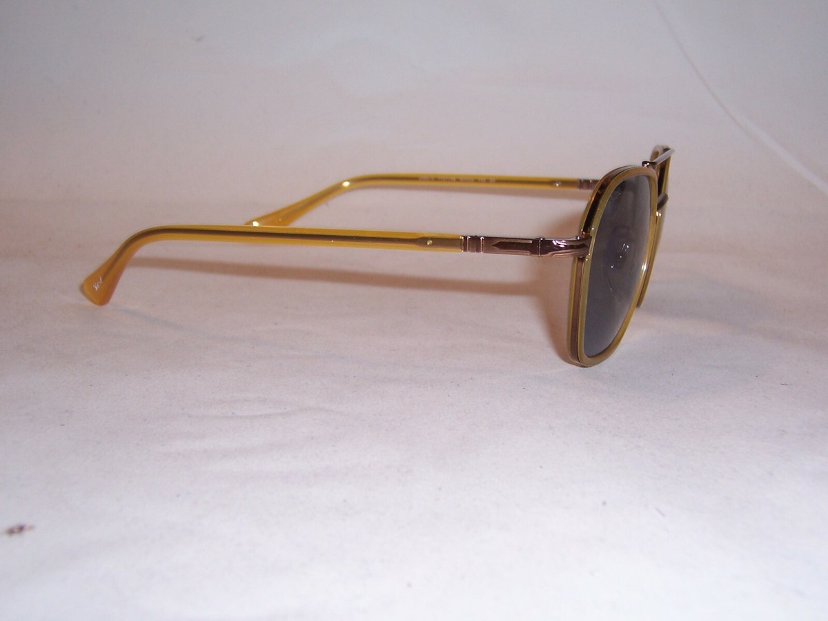 Persol Sunglasses - Great Shape- 2480s Yellow NEW Persol Sunglasses PO 2480S 110756 YELLOW /BLUE 50mm  main image 4