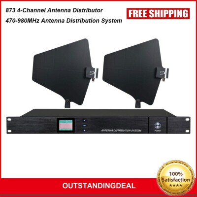 873 4-Channel Antenna Distributor 470-980MHz Antenna Distribution ...