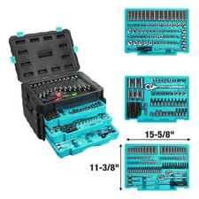 Duratech 497 Pcs Mechanics Tool Set Wsae And Metric Sockets W3 Drawer Tool Box Duratech 497 Pcs Mechanics Tool Set Wsae And Metric Sockets W3 Drawer Tool Box