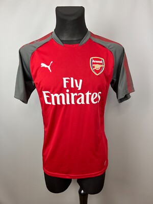 ARSENAL 2017 2018 TRAINING SHIRT FOOTBALL SOCCER JERSEY PUMA SIZE