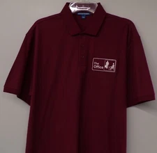 The Office TV Show Embroidered Mens Polo XS-6XL, LT-4XLT Dunder Mifflin New