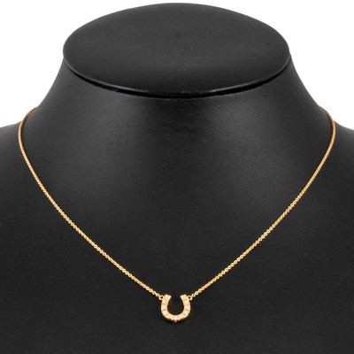 スタージュエリー DIAMOND HORSESHOE NECKLACE