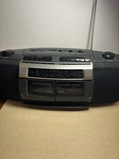 Vintage Lenoxx Dual Recorder AM/FMDual Sounds CassetteRecorder See Descrip