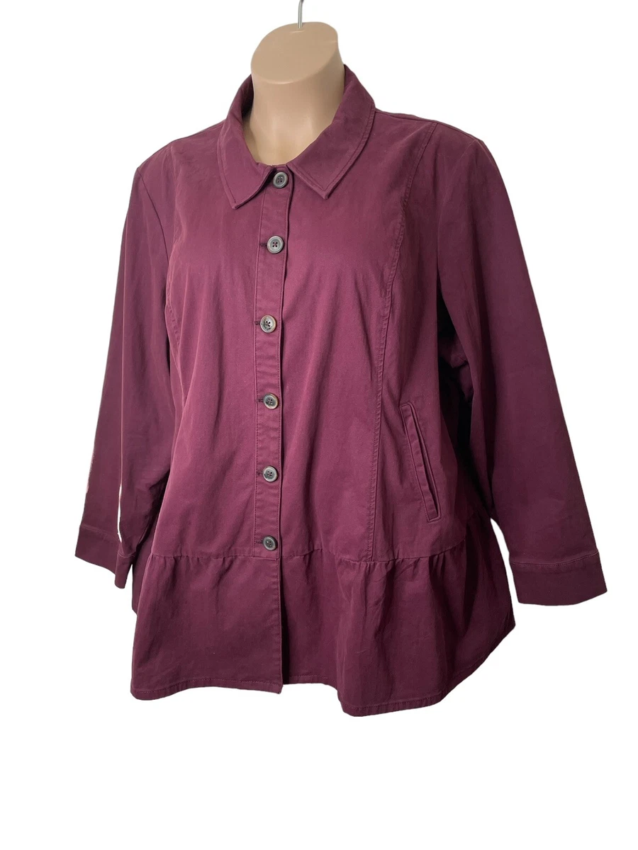 Lane bryant peplum store jacket