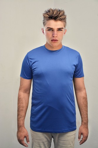 Mens Premium Breathable T Shirt Cool Dry Sports Performance Wicking Running Gym - Picture 6 of 6