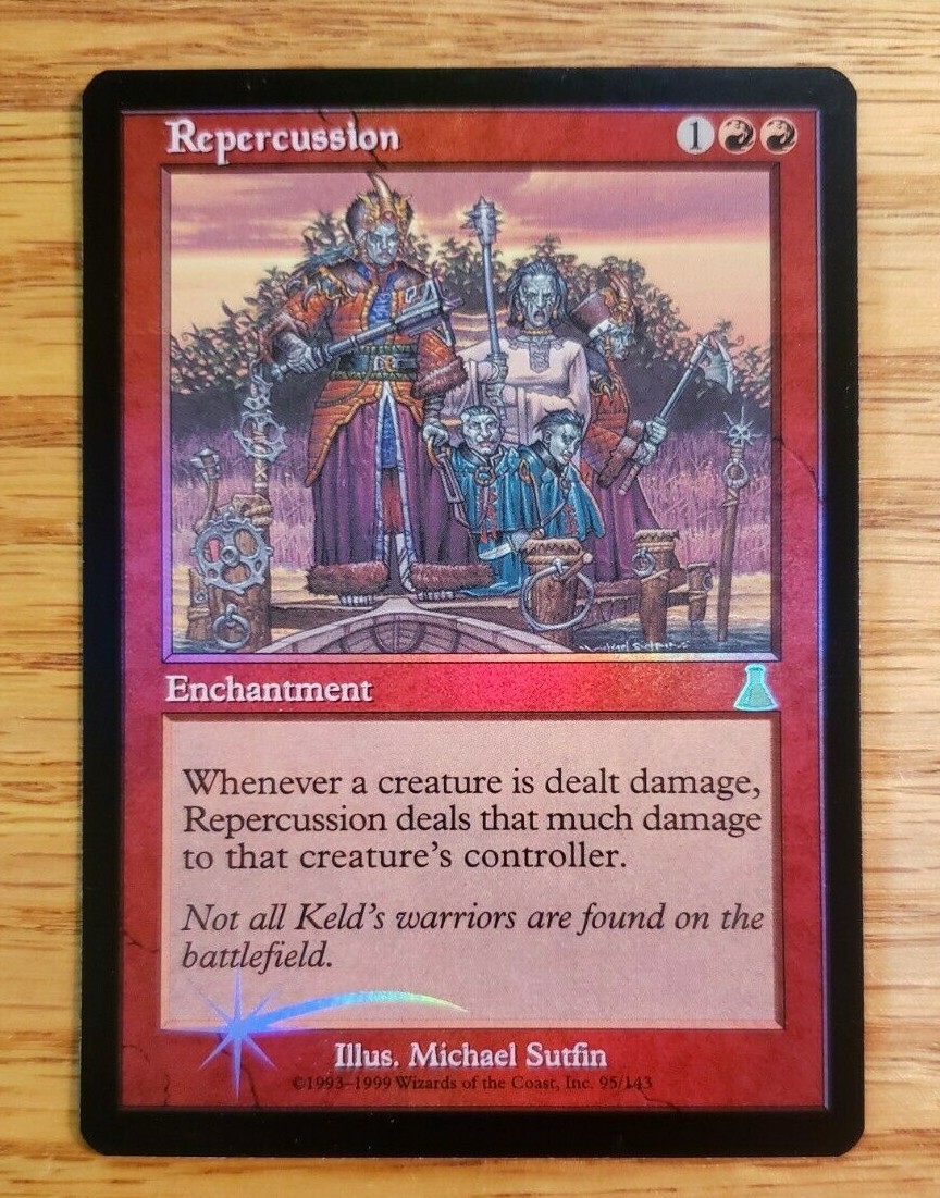 Repercussion x1 (FOIL) Urza's Destiny - Mint - MTG -Magic the Gathering