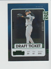 2021 Panini Contenders Draft Ticket Green #66 Gleyber Torres card #/299