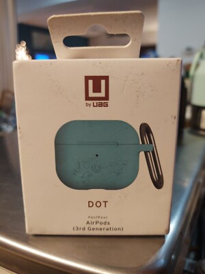 (U) by UAG Apple AirPods Gen 3 Dot Case -aquamarine Silicone Textured Design