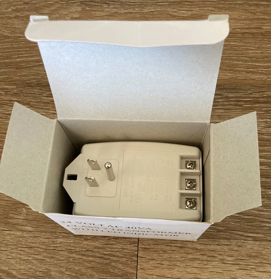 Transformador MG Electronics MGT2440 Clase 2 con LED 24 voltios CA 40 VA (NUEVA CAJA ABIERTA) Foto 3 de 4