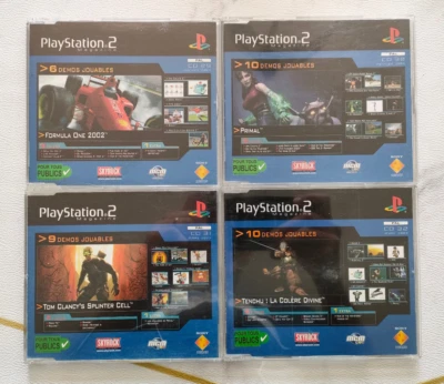 Sony Playstation 2 Magazine lot de 4 CD de demo N°29 30 31 32 - Photo 1/2