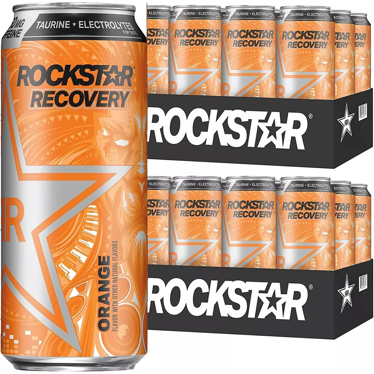 Rockstar Recovery Orange Energy Drink - 16 fl oz Can