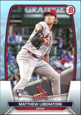 2023 Bowman Matthew Liberatore #48 Sky Blue 18/499 Rookie Card