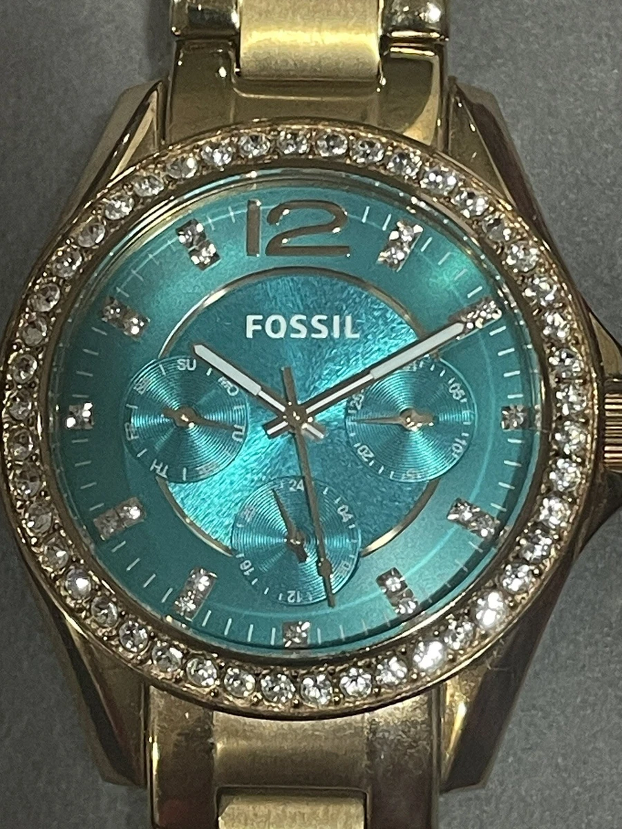 Fossil turquoise watch sale