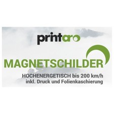 2 x Magnetschilder 50x40cm  Digitaldruck + Kaschierung