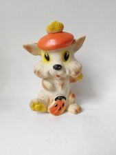 Vintage rubber squeak toy dog Ireland 7 3/4"