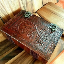 Handmade 620 Pages Large Tree of life Leather Journal, Diary, Large Tree Book
