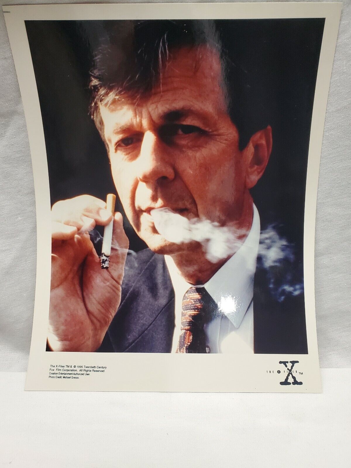 William B. Davis 4 years warranty as Our shop most popular the Cigarette phot X-Files Man  8x10 Smoking