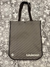 New LULULEMON 2025 HOLIDAY Shopping Tote Or Gym Large Bag Brown Logo Limited