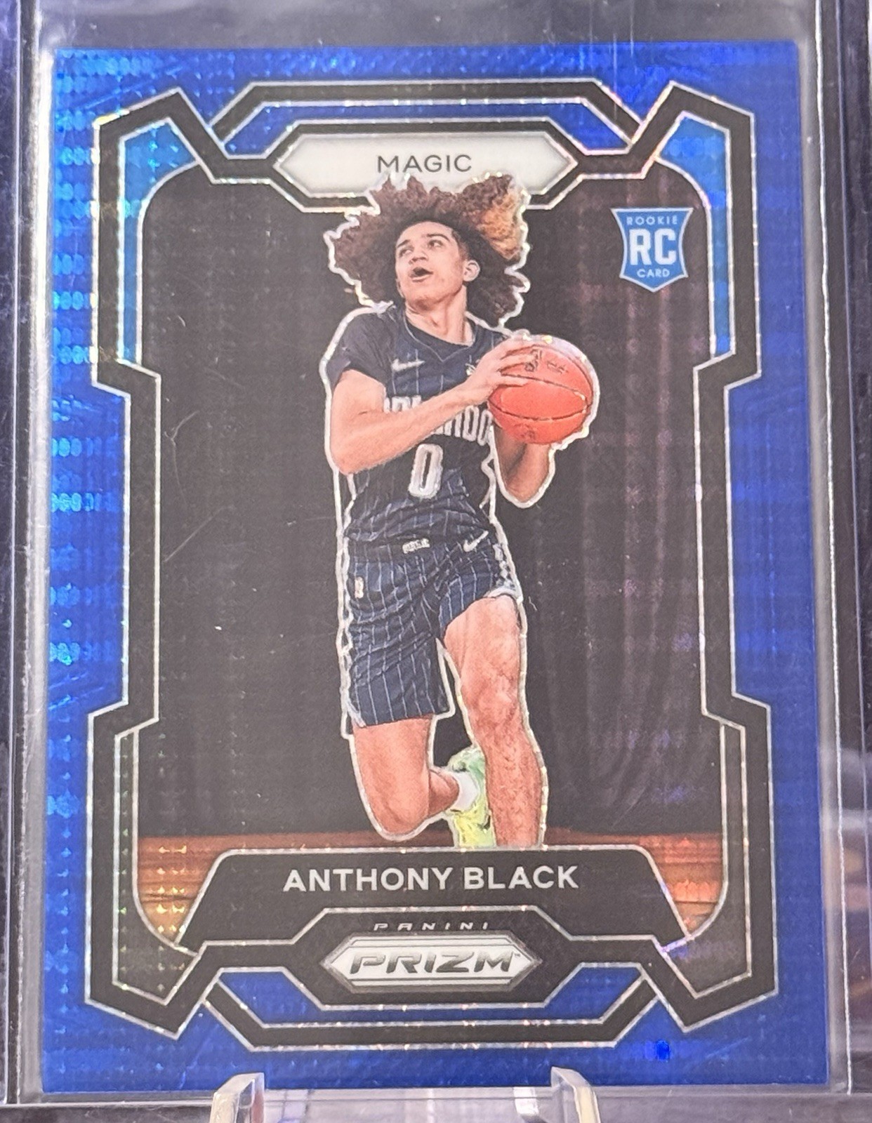 2023-24 Panini Prizm - Anthony Black #170 Blue Seismic Prizm 1 /99 (RC) #1 Mint
