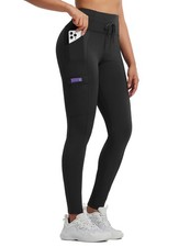 Women's Thermal Warm Winter Leggings Fleece Lined Pants Waterproof High Waist...