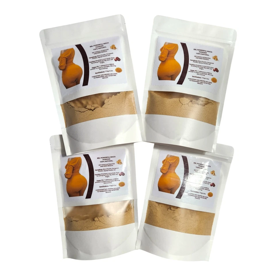 MACA POLVO MEZCLA CADERA N GLÚTEOS MEJORA POLVO. 176 g/6,2 oz Foto 2 de 4