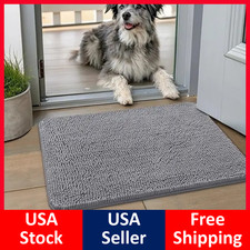 XXL 1/2 Pcs Absorbent Dog Door Mat For Muddy ...