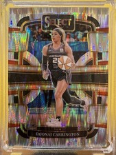 DiJonai Carrington 2023-24 Panini Select WNBA SILVER FLASH PRIZM CONCOURSE #18