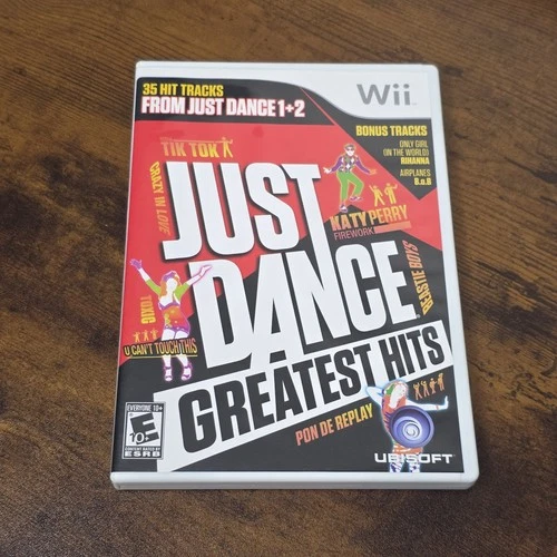 Just Dance Greatest Hits (Nintendo Wii, 2012) w/ manual