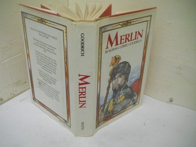 MERLIN by norma L. Goodrich~  1987 Franklin Watts  1st Ed. VG HCDJ~ Ships Boxed