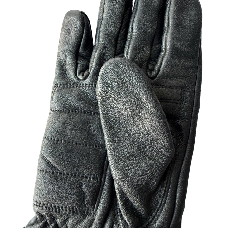 Harley Davidson Gauntlet Leather Goves Womens Sz S Lined B-2 - Image 4 of 4