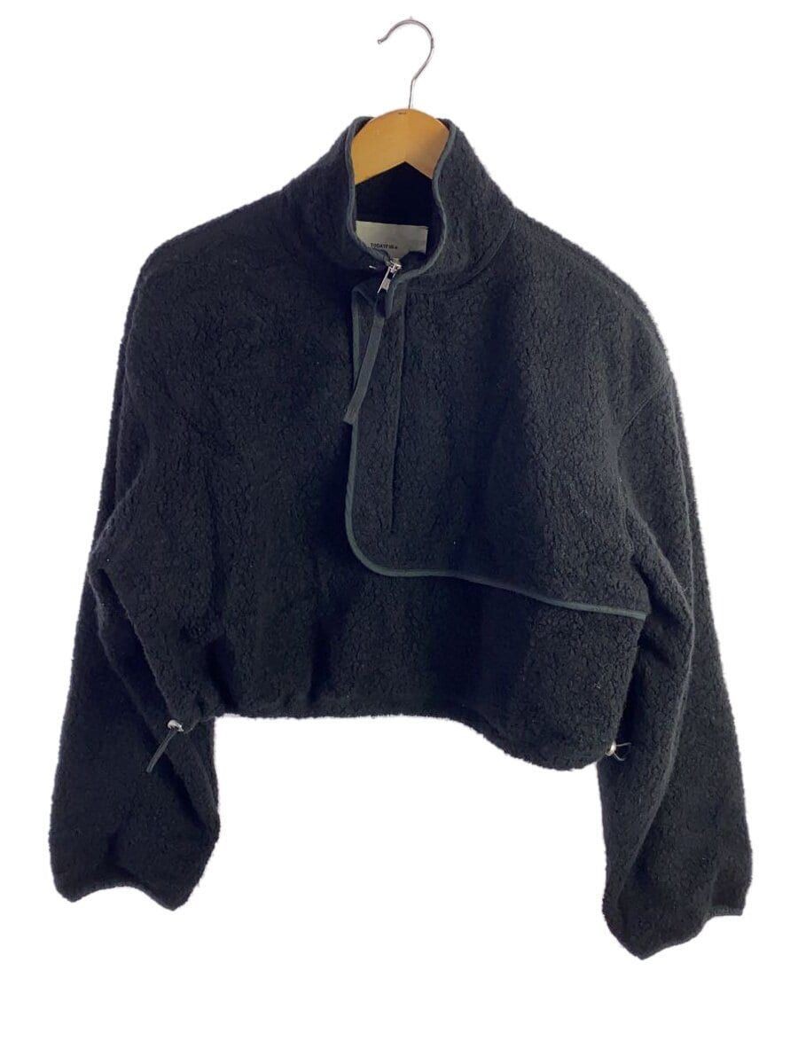 ALTRA Giacca pile Life's Other OMAGGIO lana nera tinta unita 12320204 usata