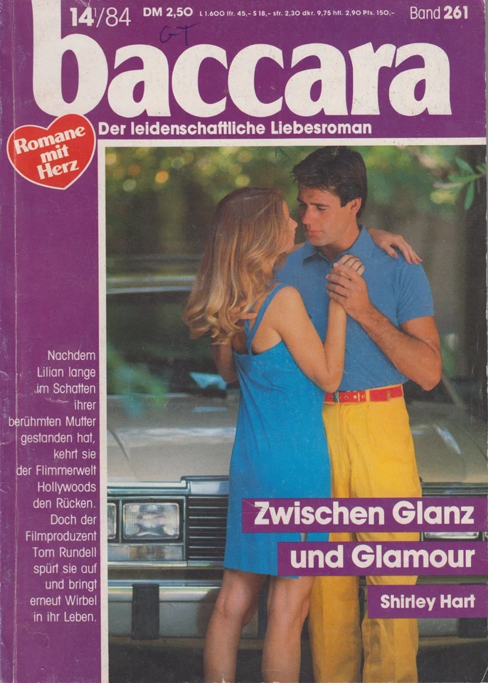baccara Romane mit Herz 14-84 Internationale Liebesromane Band 261 Zwischen Glan - Bild 1 von 1