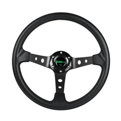 Universal Racing Steering Wheel,Drifting Deep Dish Steering Wheel Black