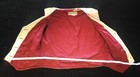 Quilt Country Women's Vintage XS Red/Cream Button Front Quilted V-Neck Vest — photo 2