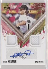 2021 Diamond Kings DK Material Signatures Holo Gold 77/99 Dean Kremer Auto fm0