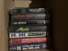 VINTAGE ROCK AND RAP CASSETTE LOT OF 7