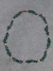 Hand Made Amazonite Mother Of Pearl Necklace - 19" — photo 2