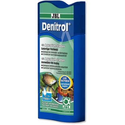 JBL Denitrol- Bakterienstarter für Süß und Meerwasser-Aquarien Erstbesatz 100 ml