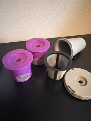 Crofton Single Cup Coffee Filters Kerig Reusable Filters Lot Bundle 3