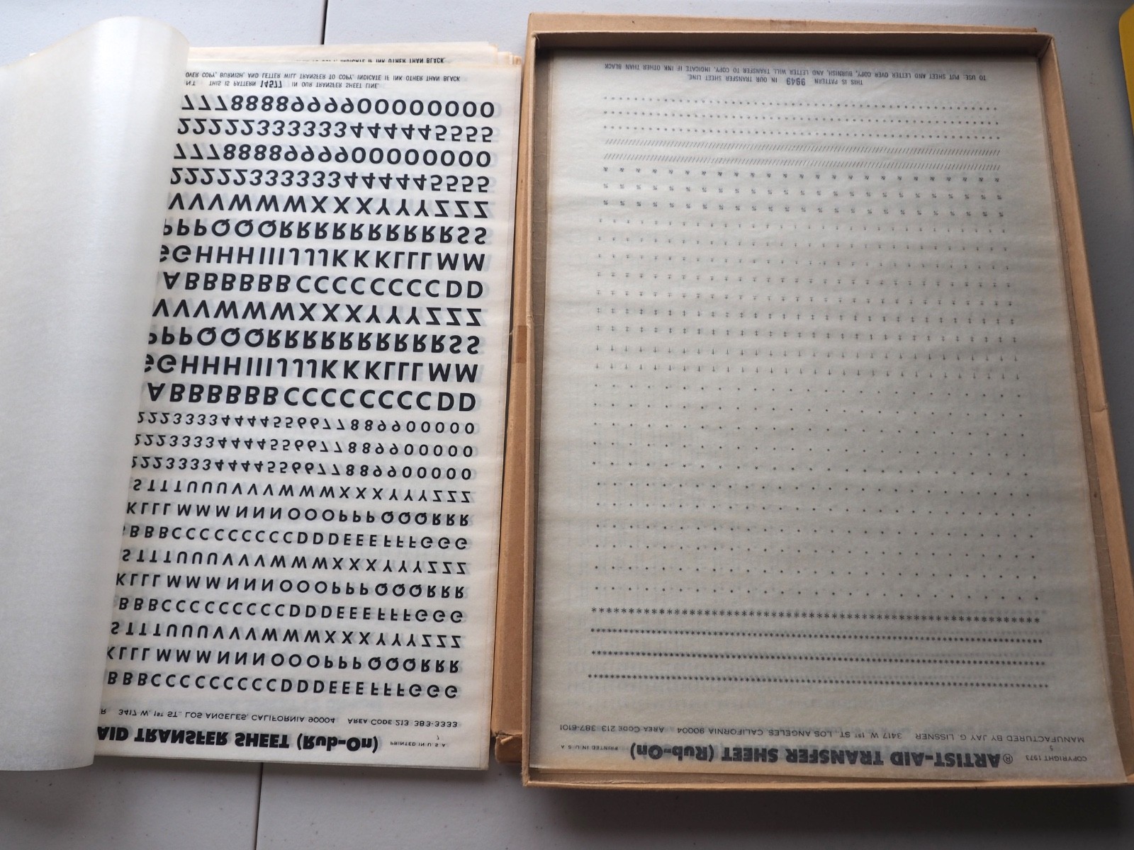 Vintage Transfer Letters Lot Numbers Symbols Arrows Artist Aid 140 Sheets Rub On
