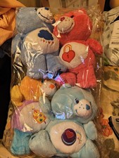 Lot Of 4 Zipper Pouch Care Bears NWT Work Of Heart Grumpy Secret Play A Lot