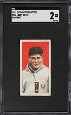 1909-11 T206 Larry Doyle PORTRAIT SGC 2 GD
