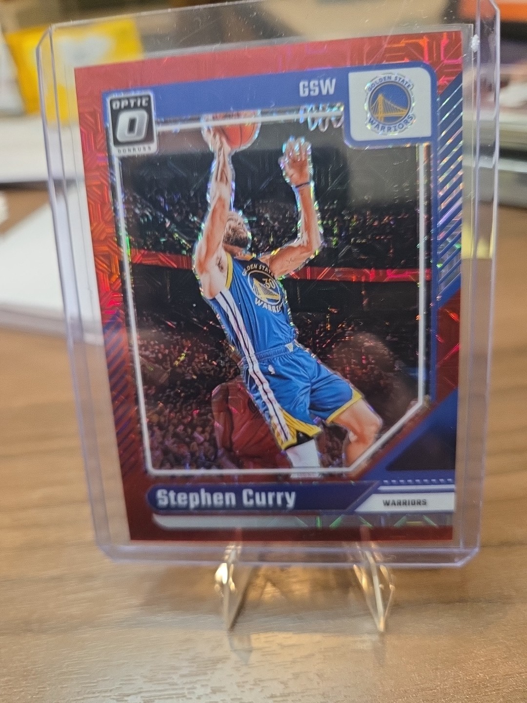 2024-25 Donruss Optic Stephen Curry Choice Red Mojo /88 #155 Warriors