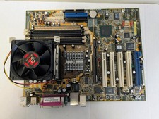 ASUS P4G8X Deluxe Motherboard  Intel Pentium 4 CPU  Fan - Tested  Working