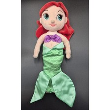 Disney Store ARIEL The Little Mermaid 14" Baby Plush Doll Soft Sweet Cuddly