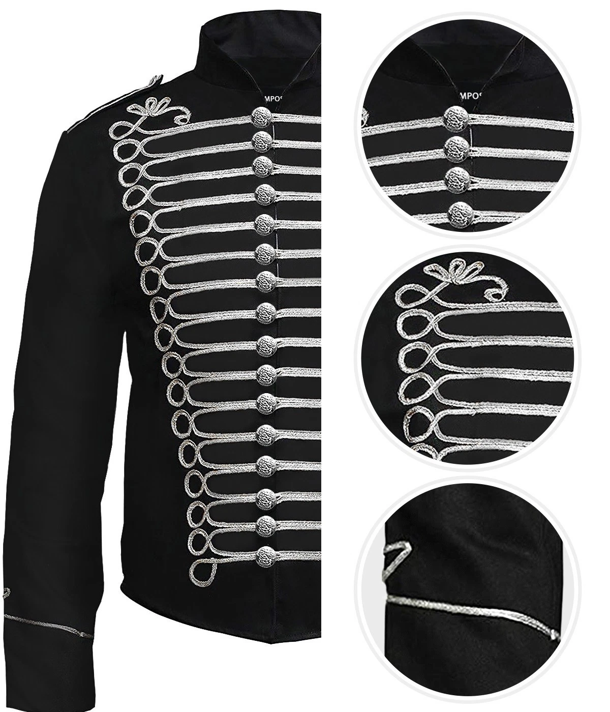 Back view of Hussar Jacket