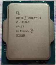 Intel Core i3-12100F 12th Gen Alder Lake Quad-Core 3.3GHz LGA 1700 CPU Processor