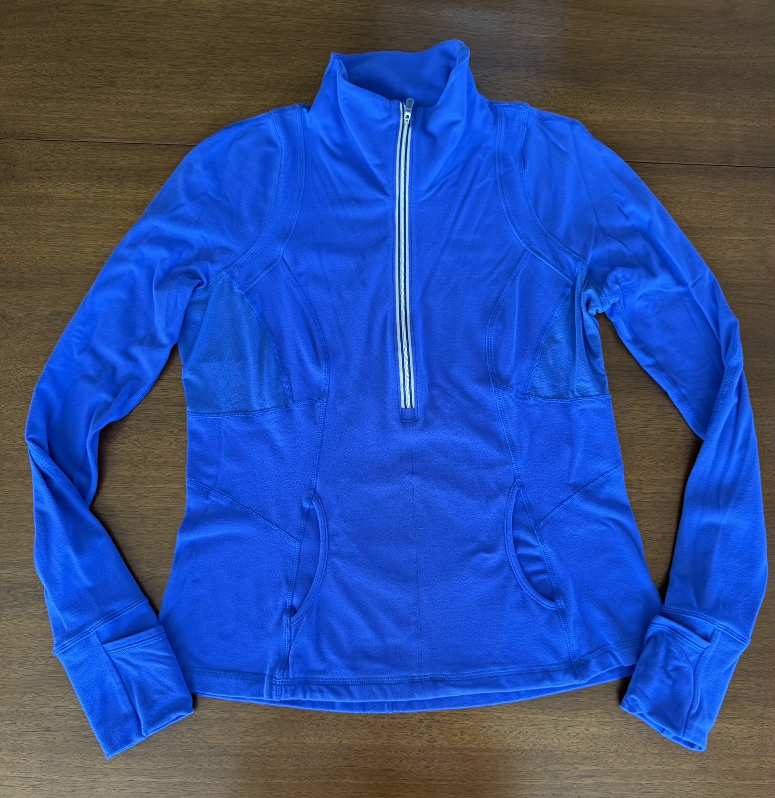 Lululemon Blue Half Zip Pullover Jacket - Size 12 - image 1