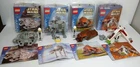 LEGO Star Wars Mini Complete Sets with Bonus Y-Wing Ship (4488, 4489,4490, 4491)